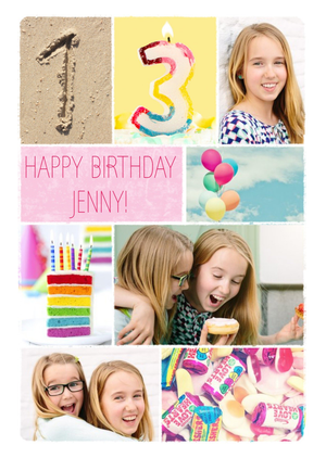 Moonpig Photo 13Th Personalised Birthday Card