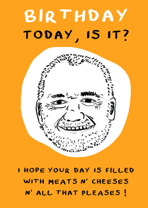 Moonpig Birthday Today Is It Hand-Drawn Funny Birthday Card