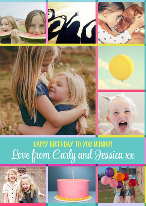 Moonpig Designers Photo Upload To Our Mummy Birthday Card