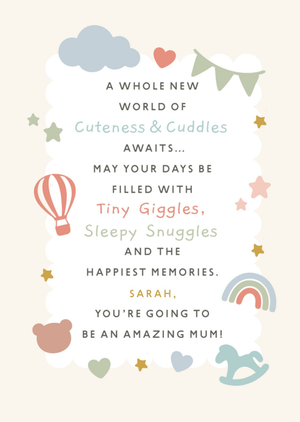 Moonpig You're Going To Be An Amazing Mum Card