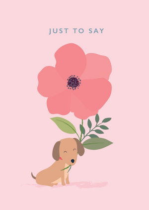 Other Klara Hawkins Dog Just To Say Card
