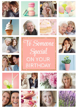 Moonpig Photo Upload Birthday Card - 20 Photos - Someone Special