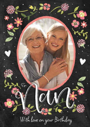 Moonpig Birthday Card - Nan - Photo Upload Card