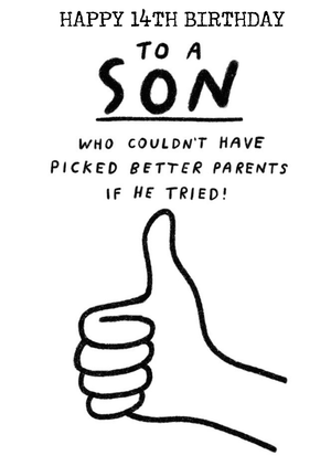 Moonpig Couldn't Have Picked Better Parents If He Tried Birthday Card