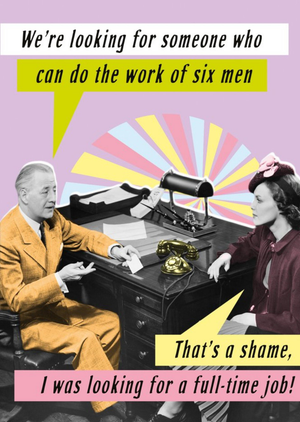 Moonpig Quitting Hollywood Chickpea Interview Funny Card