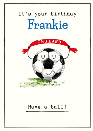 Moonpig Have A Ball Cute Illustrated Football Birthday Card