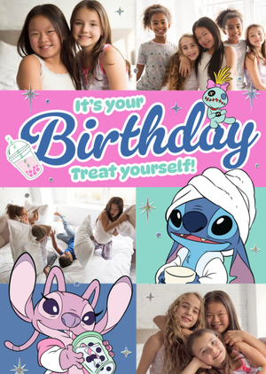 Moonpig Disney Lilo And Stitch Photo Upload Birthday Card