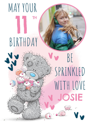 Me To You Tatty Teddy Sprinkled With Love Photo Upload Birthday Card