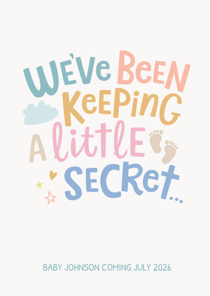 Dotty Black We've Been Keeping A Little Secret Card