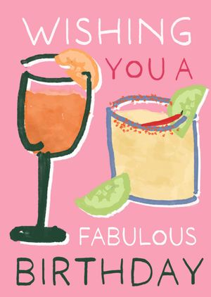 Moonpig Spicy Margarita Cocktail Themed Birthday Card From The Studio Collection