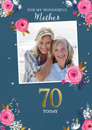Moonpig Designers Colette Barker Photo Upload Mum Birthday Card