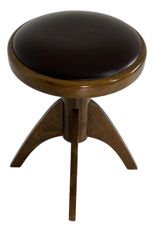 Italian Swivel Piano Stool, 1980s