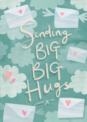 Moonpig Sending Big Big Hugs Greetings Card