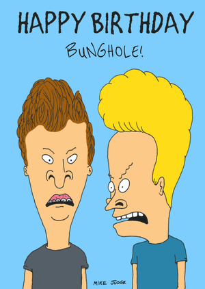 Moonpig Beavis And Butt-Head Birthday Card
