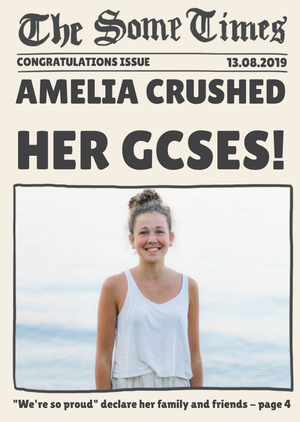 Moonpig The Some Times Exam Result Congratulations Crushed Gcses Personalised Photo Card