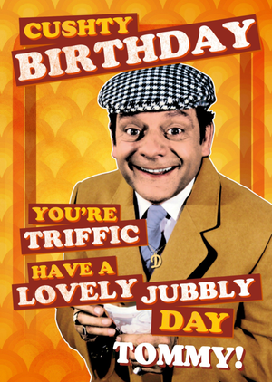 Only Fools & Horses Only Fools And Horses Illustrated Cushty Birthday Card