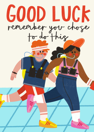 The London Studio Good Luck Remember You Chose To Do This Card