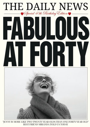 Moonpig Designers Fabulous At Forty Birthday Card