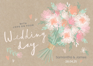Moonpig Wedding Card - Wedding Day