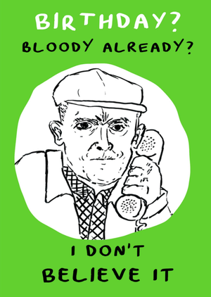Moonpig I Don't Believe It Hand-Drawn Funny Birthday Card