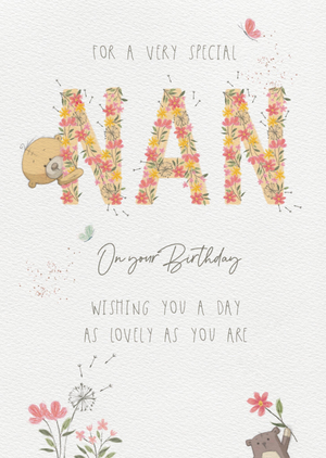 Moonpig For A Very Special Nan Birthday Card