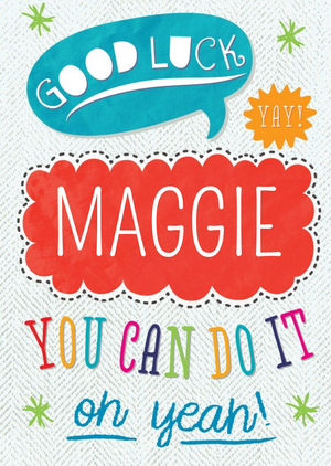 Moonpig Personalised You Can Do It Can Do It Card