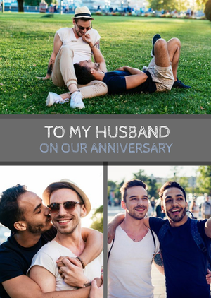 Moonpig Happy Annniversary Photo Upload Card To My Husband
