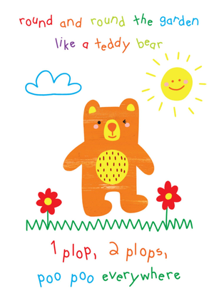 Moonpig Objectables Round And Round The Garden Card