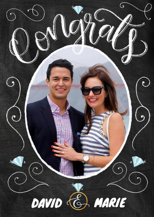 Moonpig Congratulations Engagement Card