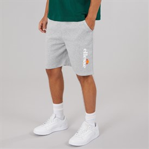 Ellesse Mens Maxx Sweat Shorts Light Grey Marl