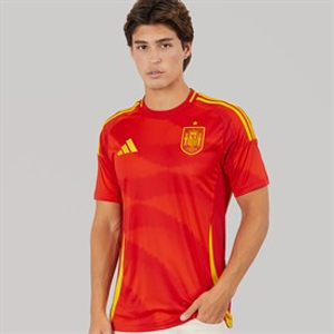 adidas Mens FEF Spain 2024 Home Jersey Better Scarlet