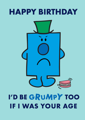 Moonpig Mr. Grumpy Birthday Card