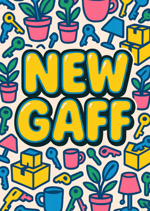Moonpig New Gaff Card