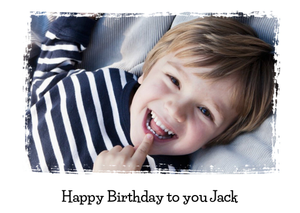 Moonpig Designers Kids Photo Birthday Card