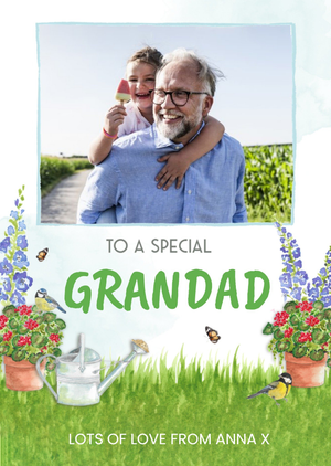 Moonpig Ivy Cottage Studio Sundae Illustration Fathers Day Grandad Card