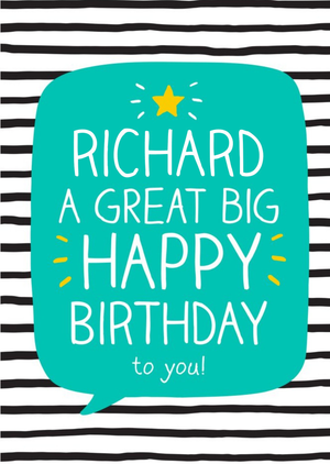 Happy Jackson A Great Big Happy Birthday To You