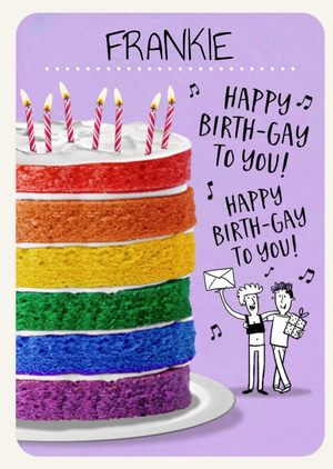 Moonpig Happy Birth Gay Card