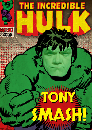 Marvel Hulk Birthday Card