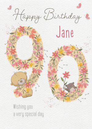 Moonpig 90th Birthday Card