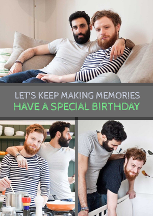 Moonpig Multi-Photo And Personalised Text Card