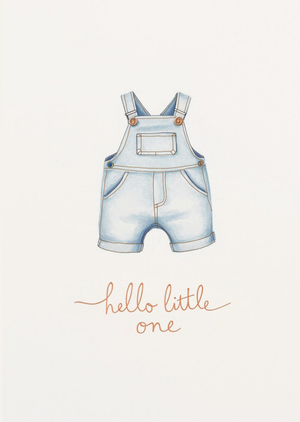 Moonpig Hello Little One New Baby Card