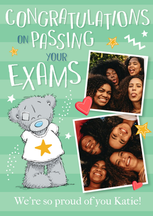 Tiny Tatty Teddy Tatty Teddy Congratulations On Passing Your Exams Card