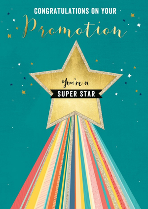 Moonpig Designers Colette Barker Star Promotion Card