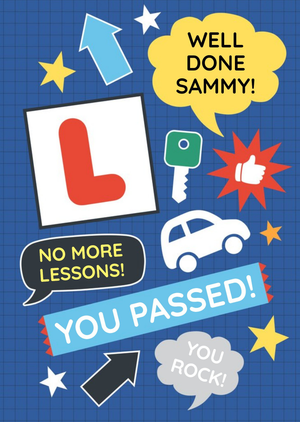Other Shout Out Personalised Passed Driving Test Card