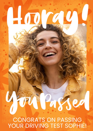 Moonpig Words & Stuff You Passed Congratulations Card