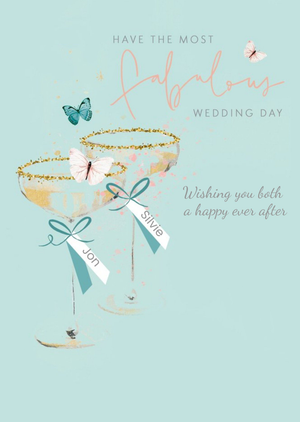Moonpig Clintons Have The Most Fabulous Wedding Day Card