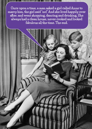 Moonpig Gather Round Children Funny Caption Personalised Birthday Card