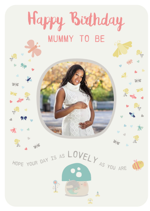 Moonpig Little Acorns Photo Upload Mummy Birthday Card