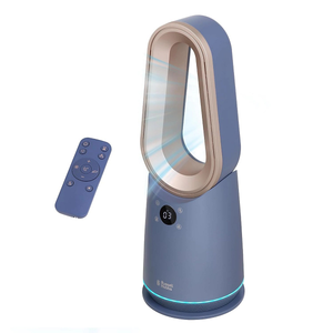 Russell Hobbs RHCBLDL10BLSM Smart Bladeless Cooling Fan LED Display Navy Blue