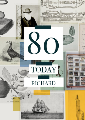 Moonpig Natural History Museum Personalised 80th Birthday Card